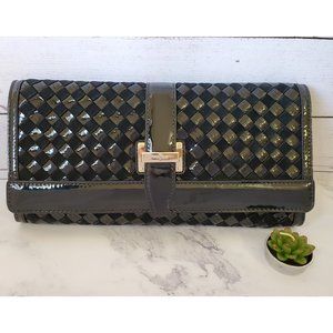 COLE HAAN Izzie Large Clutch / Heritage Weave Unit